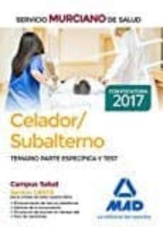 Celador/Subalterno. Temario parte específica.